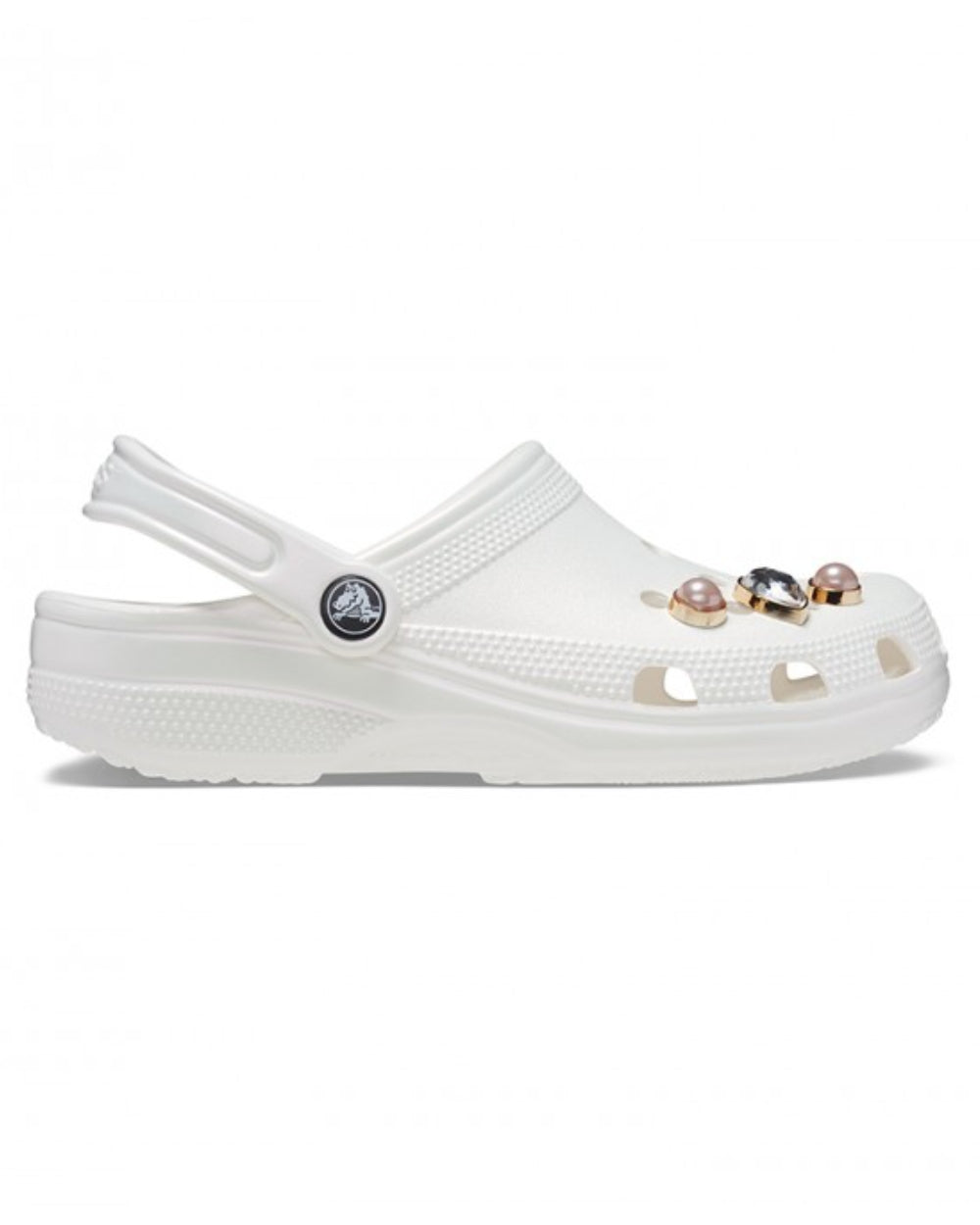 Crocs Classic Crystals & Pearls Clog Vanilla