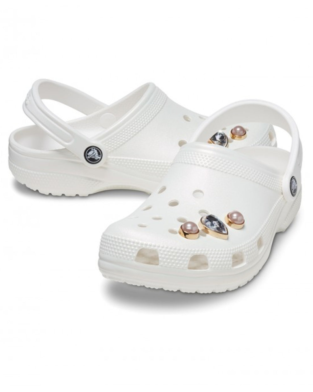 Crocs Classic Crystals & Pearls Clog Vanilla