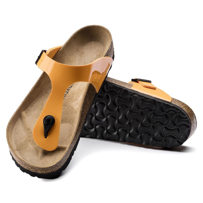 Birkenstock Birko-Flor Patent Marygold