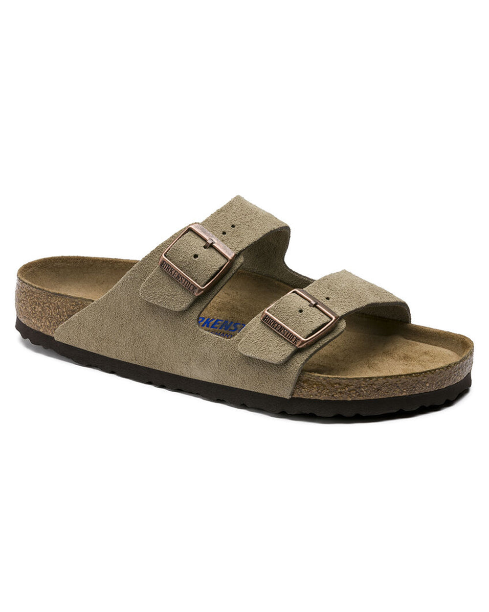 Birkenstock Arizona Soft Footbed Suede Leather Taupe