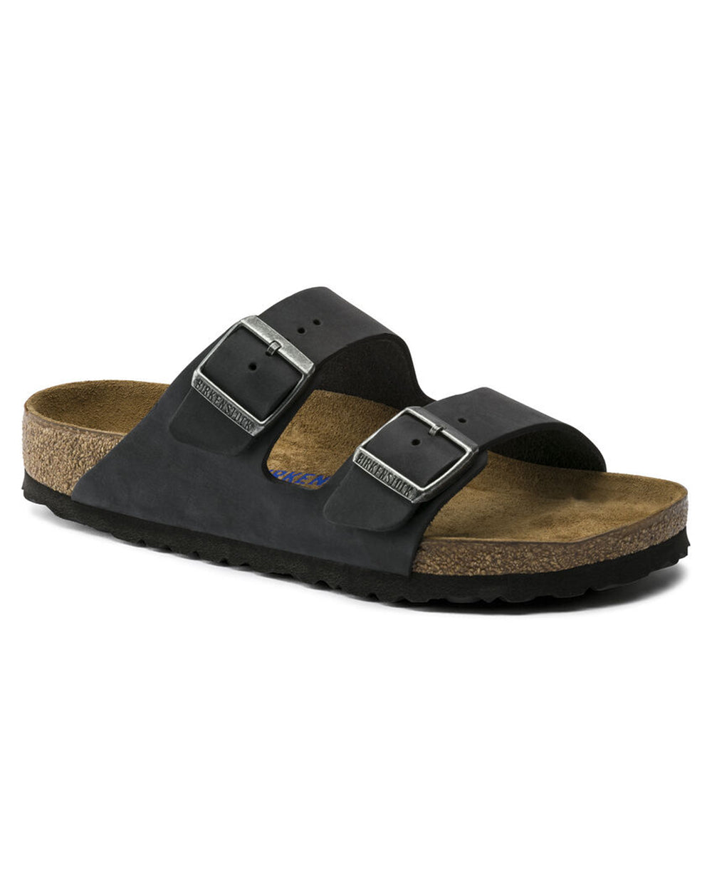 Birkenstock Arizona Soft Footbed Suede Leather Black