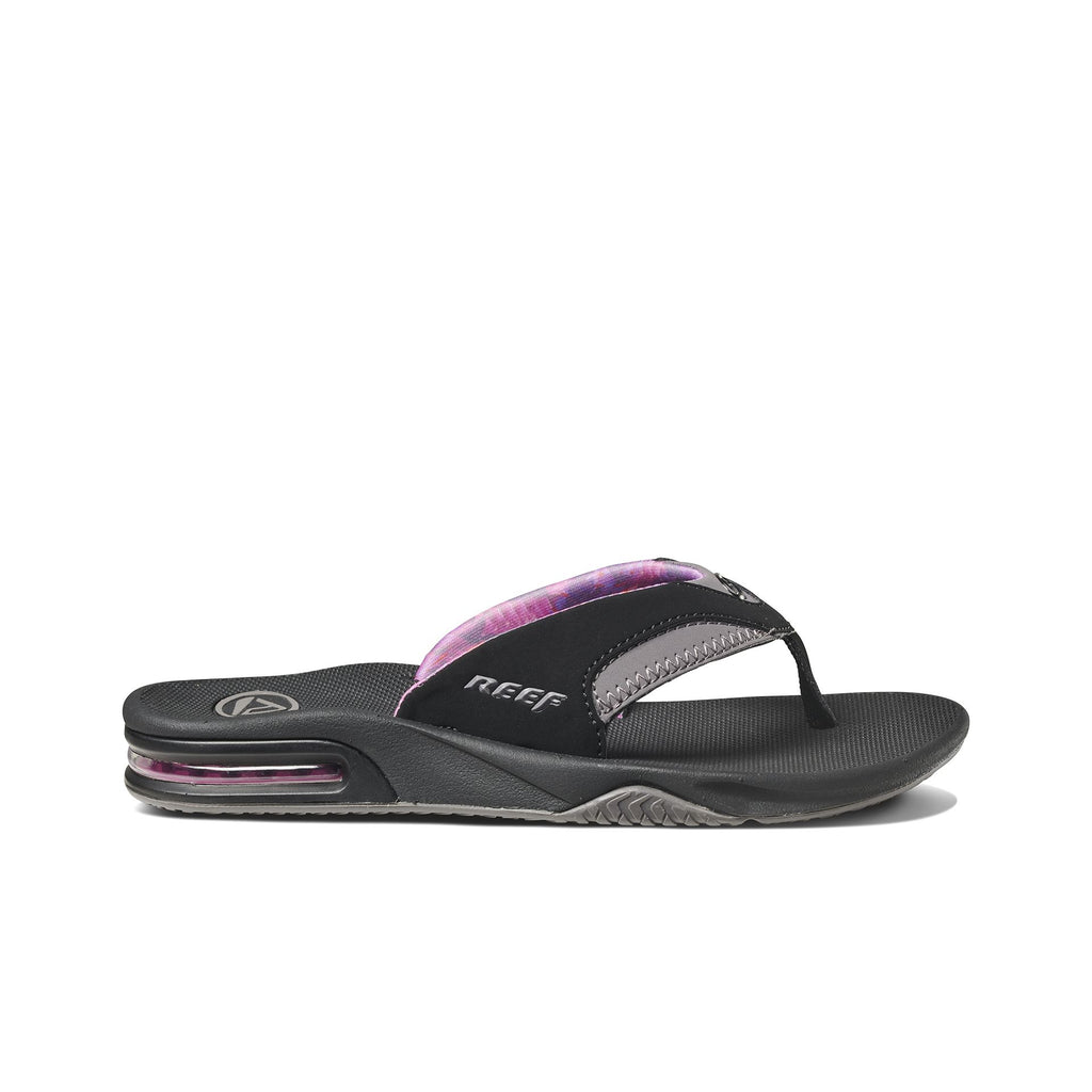 Reef Fanning Flip Flop Black/Grey