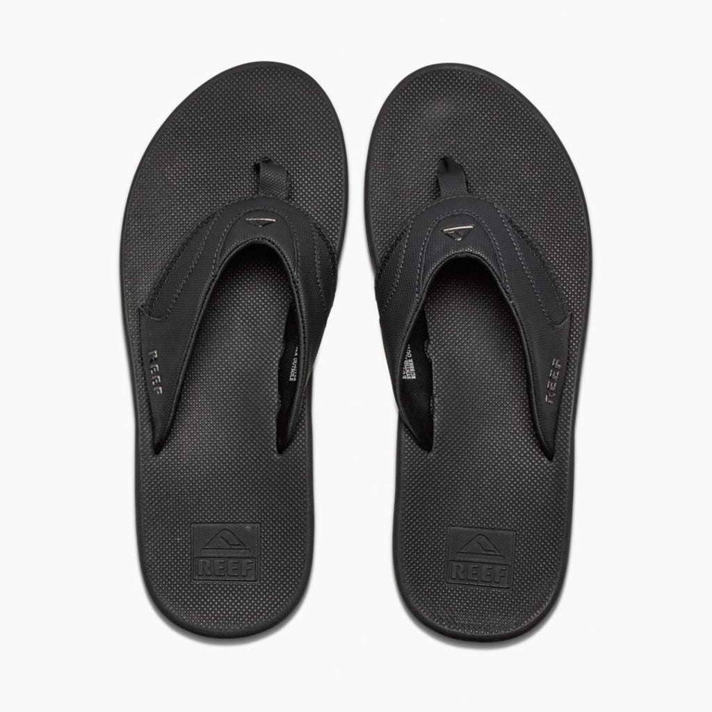 Reef Fanning Flip Flop All Black