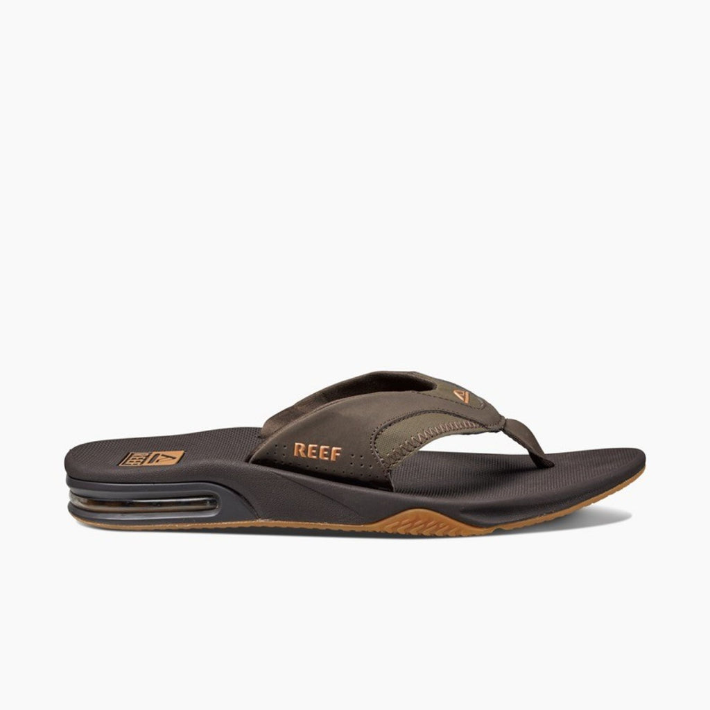 Reef Fanning Flip Flop Brown/Gum