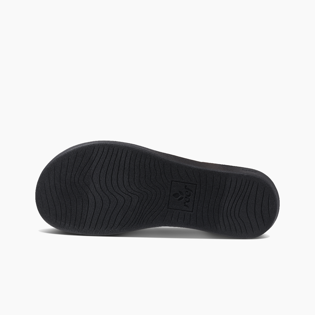 Reef Ortho Woven Flip Flop Black/White