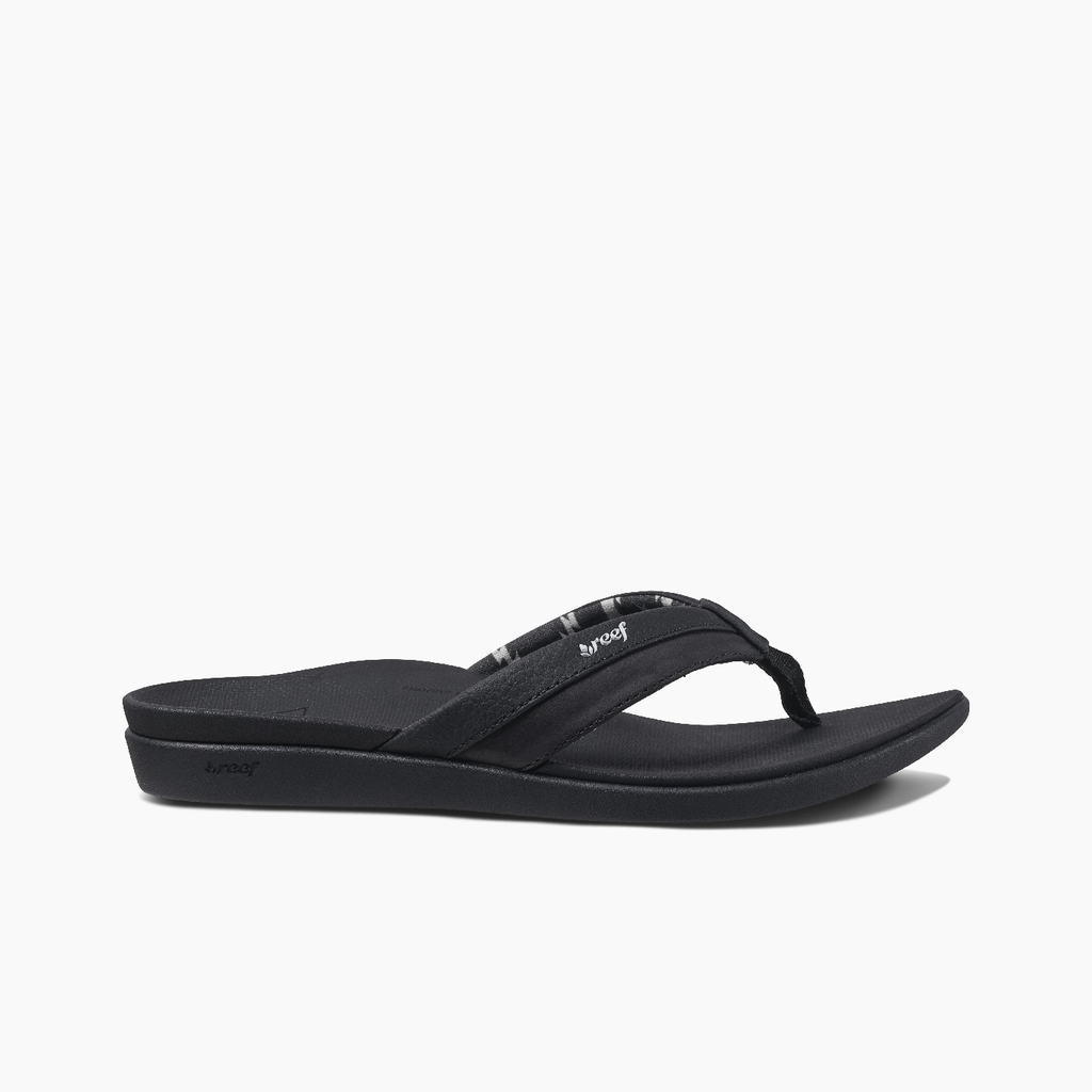 Reef Ortho Coast Flip Flop Black