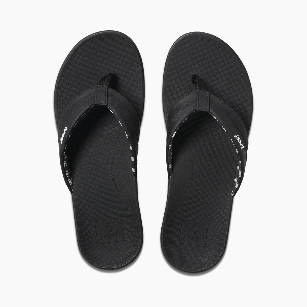 Reef Ortho Coast Flip Flop Black