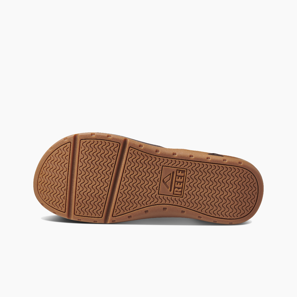 Reef Leather Ortho Spring Flip Flop Brown