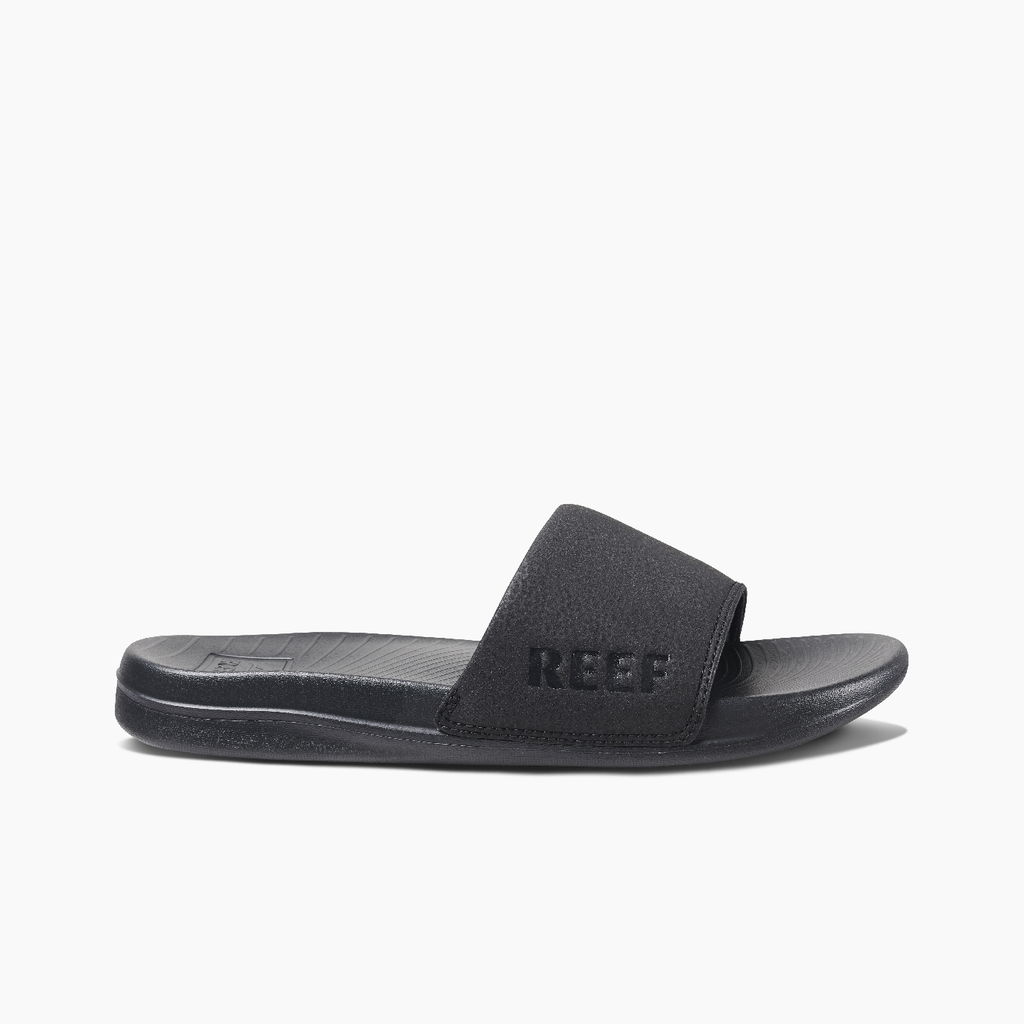 Reef One Slide Flip Flop All Black