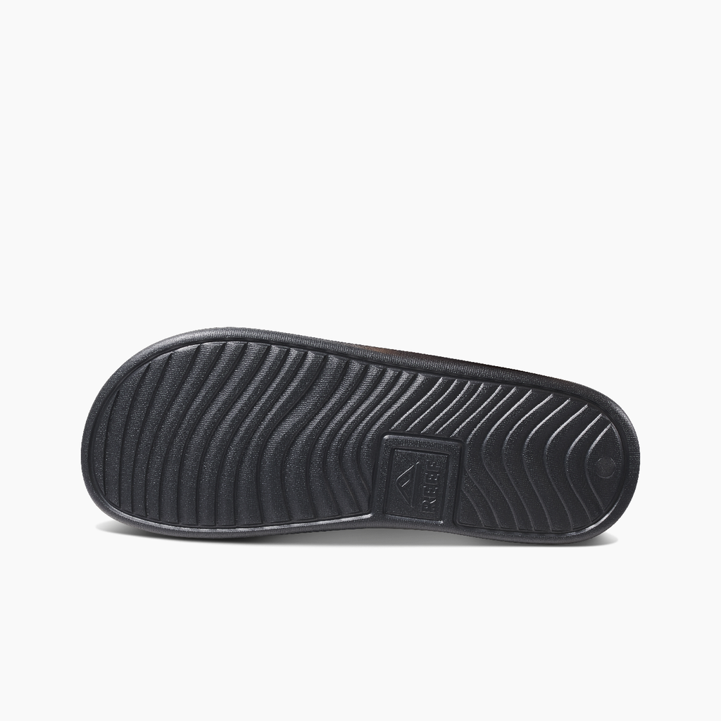 Reef One Slide Flip Flop All Black