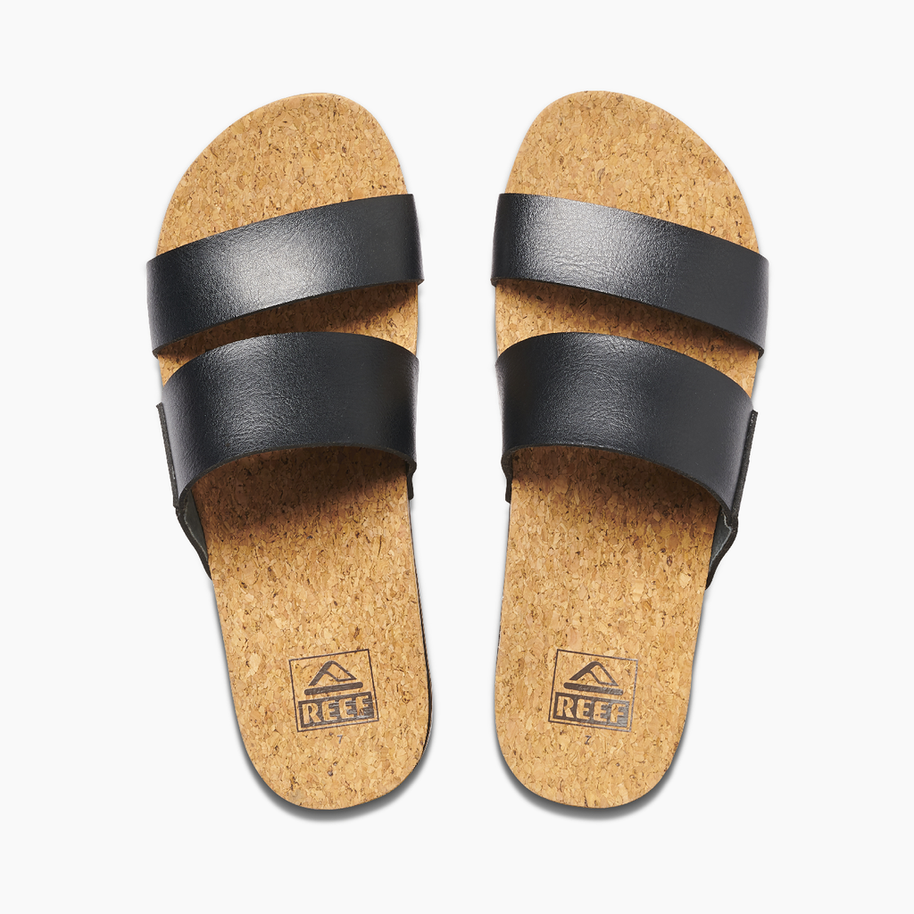 Reef Cushion Vista Hi Sandals Black