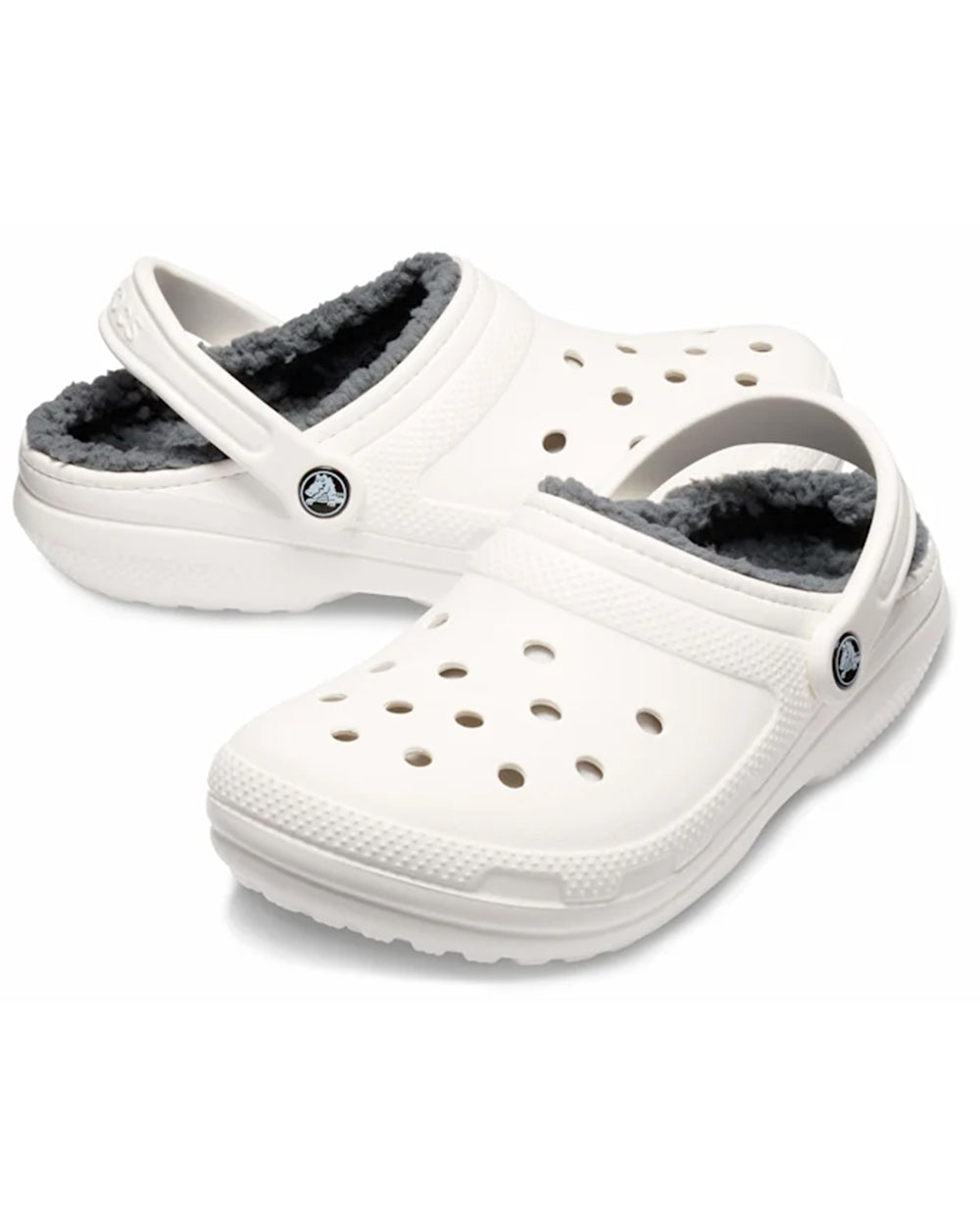 Crocs Classic Lined Clog White/Grey