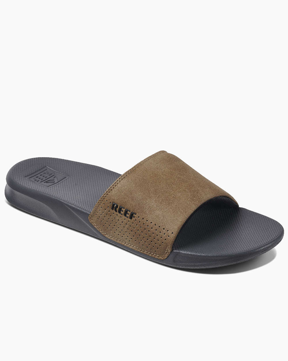 Reef One Slide Flip Flop Grey/Tan