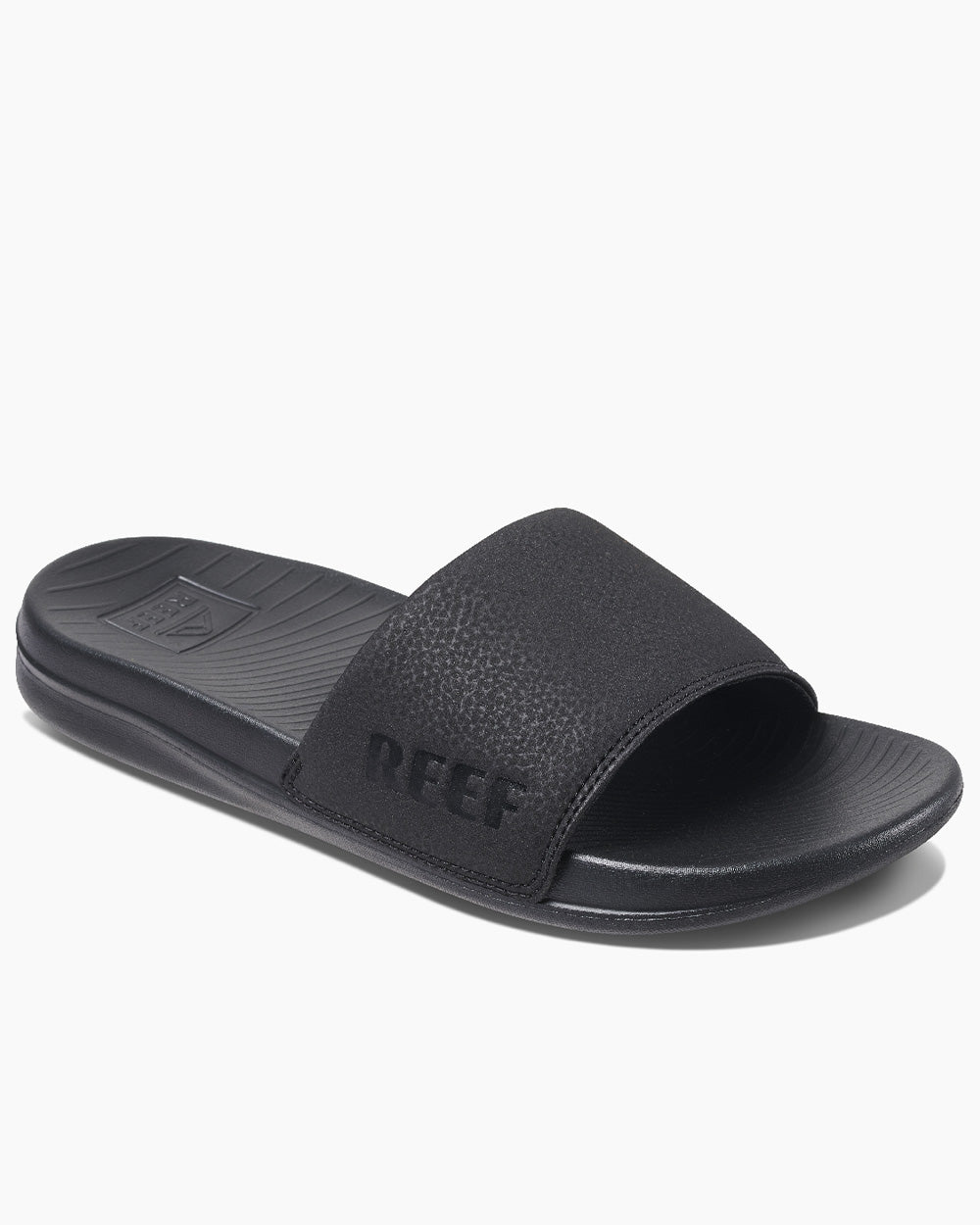 Reef One Slide Flip Flop All Black