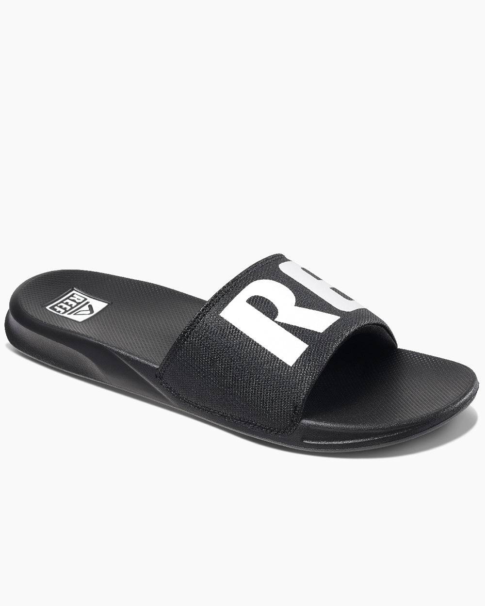 Reef One Slide Flip Flop Black/White