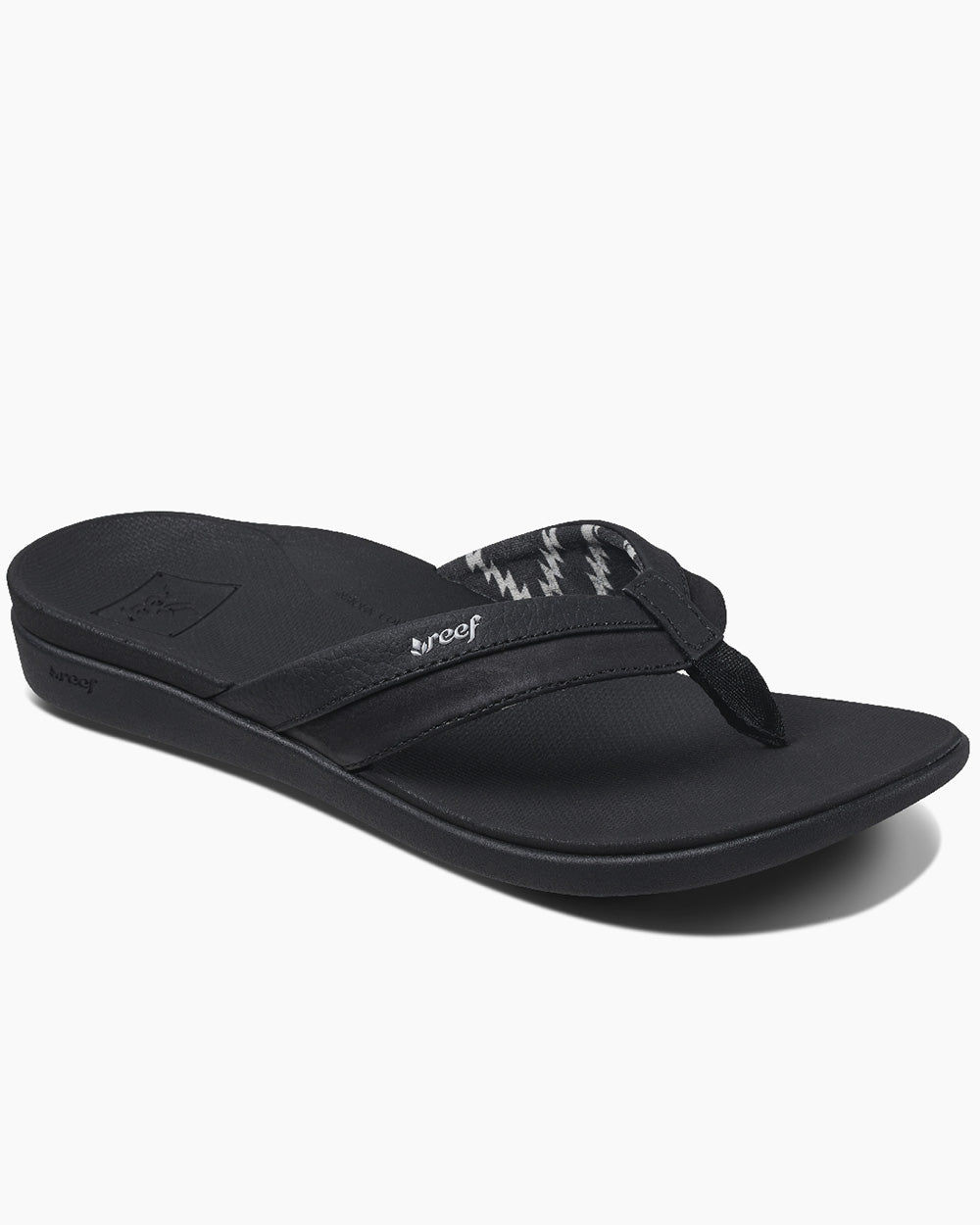 Reef Ortho Coast Flip Flop Black