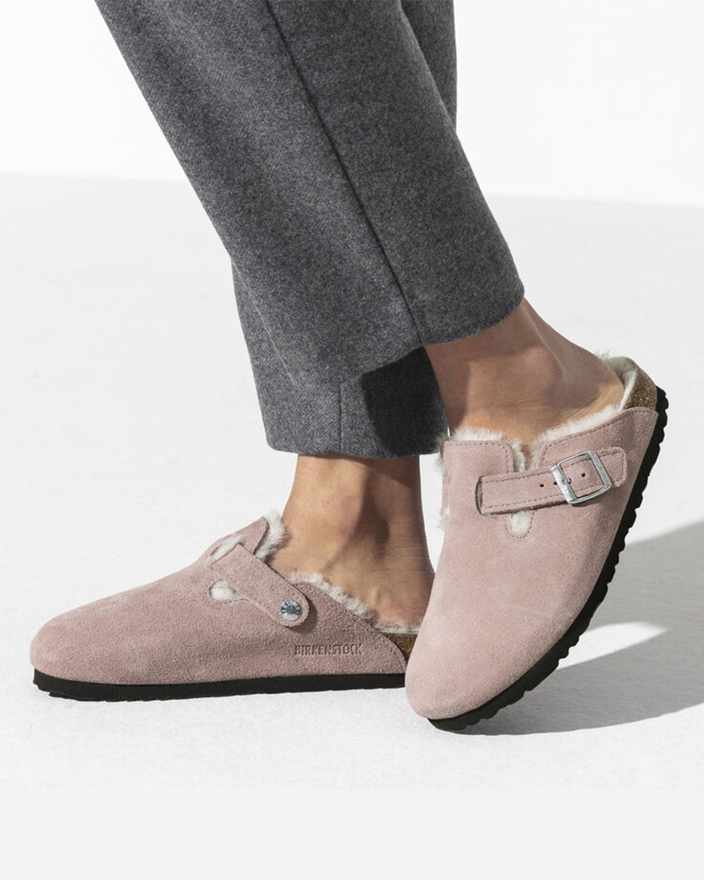 Birkenstock Boston Shearling Shoes Are the Best Slip-Ons