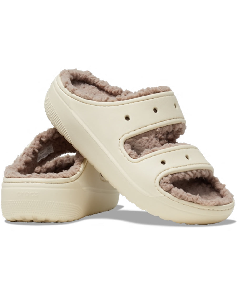 Crocs Classic Cozzzy Sandal Bone/Mushroom