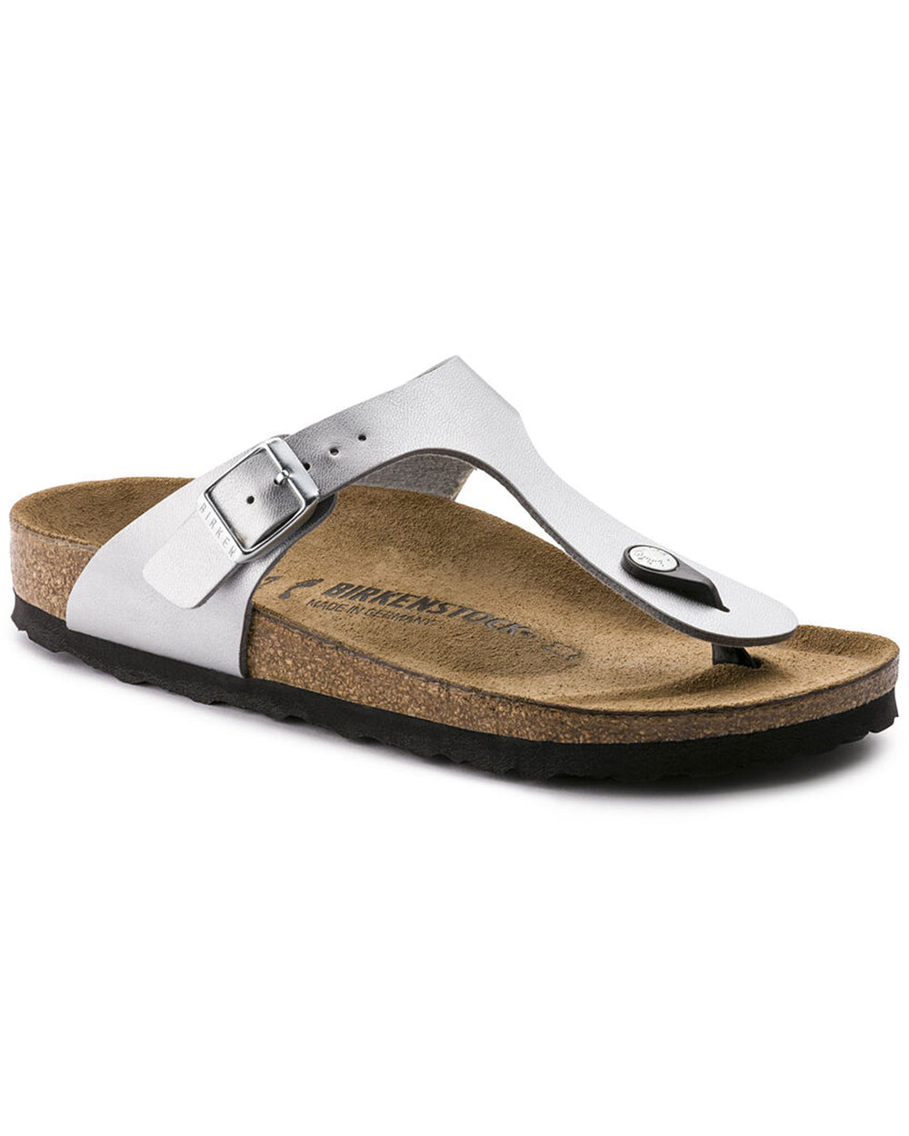 Birkenstock Gizeh Birko-Flor Silver